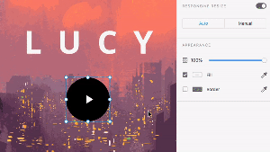 adobe xd blur background