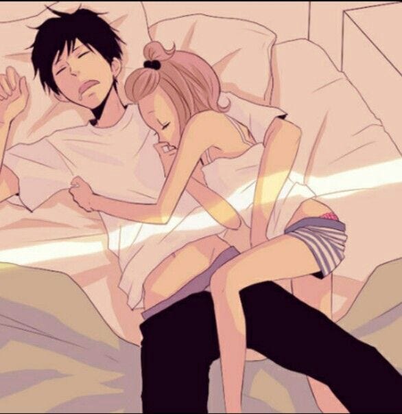 Anime picture cute found in 2016. Reasons Why I Can T Have A Good Sleep When My Partner I Sleep Together By Mimo Drizzy Medium