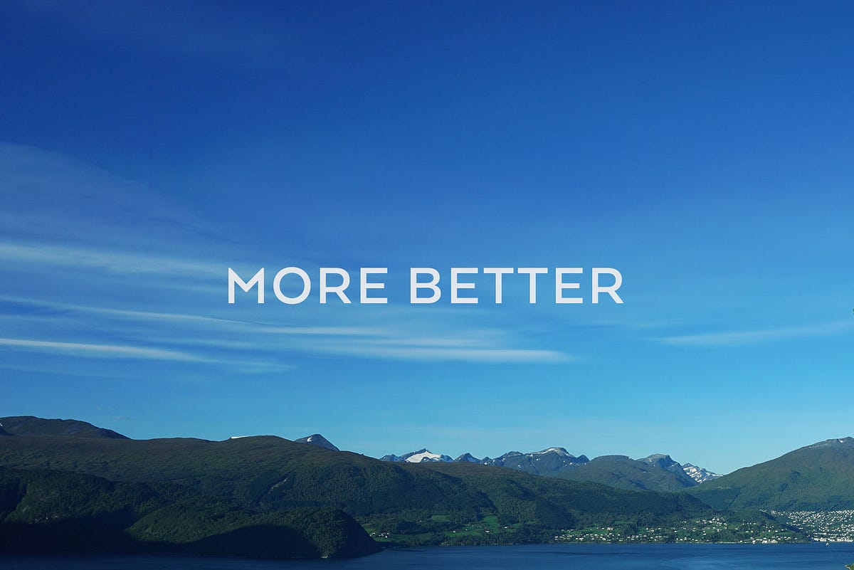 More better. this writing is a response to my last…