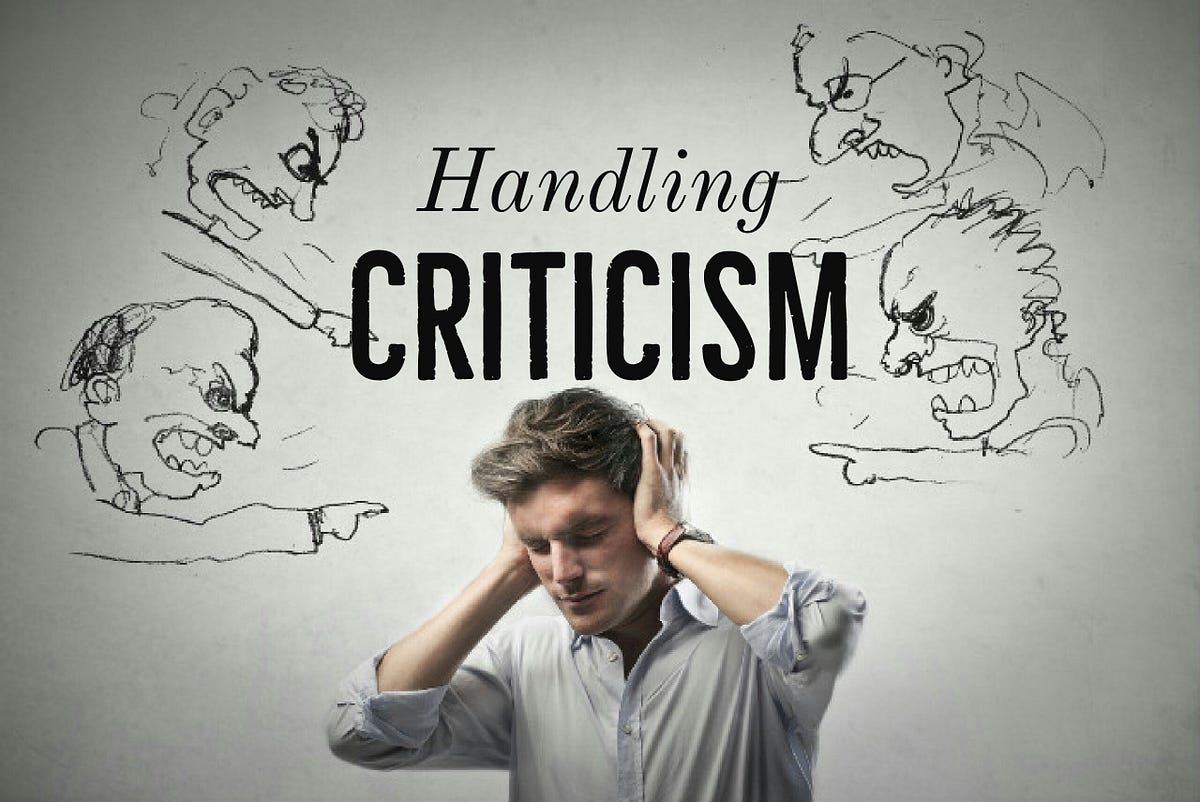 Handling criticism. “in the end, people appreciate honest…