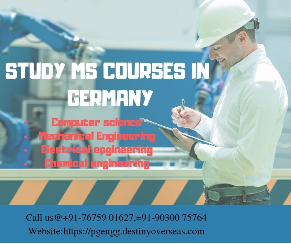 What Are The Best Courses For Ms In Germany Krishna Kanth