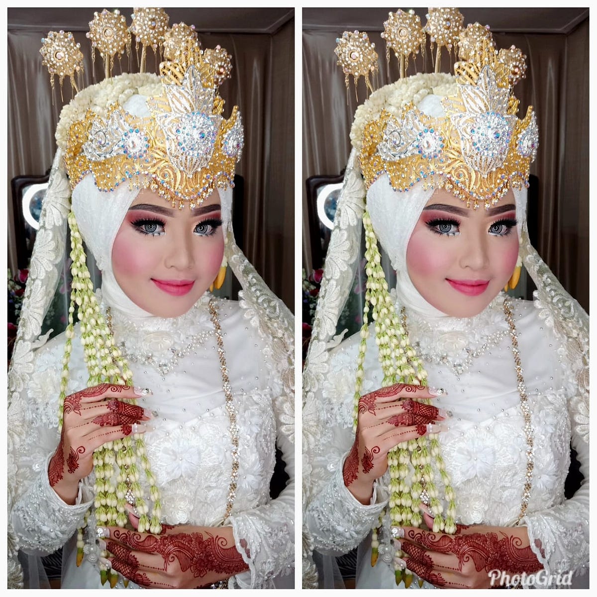 Kebaya pengantin putih modern menjadi pilihan runner up 3 puteri indonesia 2016 ariska putri pertiwi. Rias Pengantin Muslim Modern 082111120139 | by beti