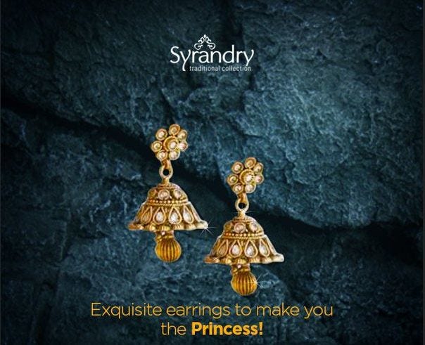 Be prepared to know how much your gold is worth. Exquisite Gold Earrings For Women By Chungath Gold And Diamond Medium