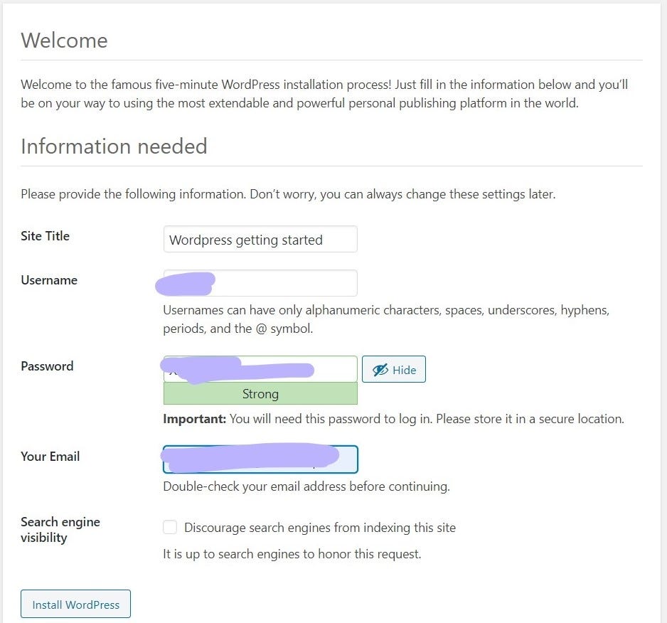 What you need in order to get this to work successfully. How to install WordPress on Docker with MySQL Backend | by ...