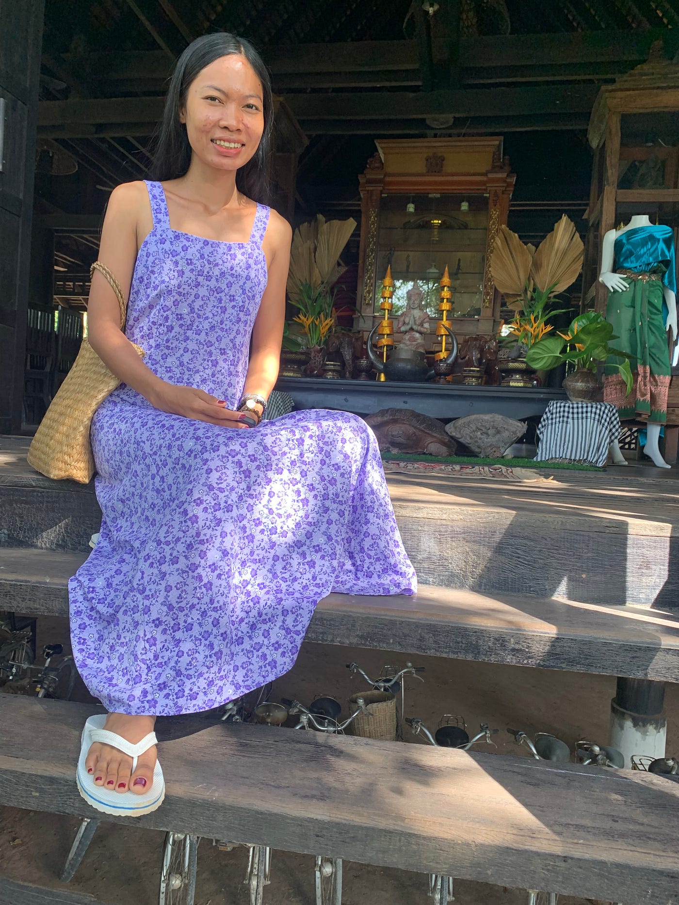 my better half at the resort