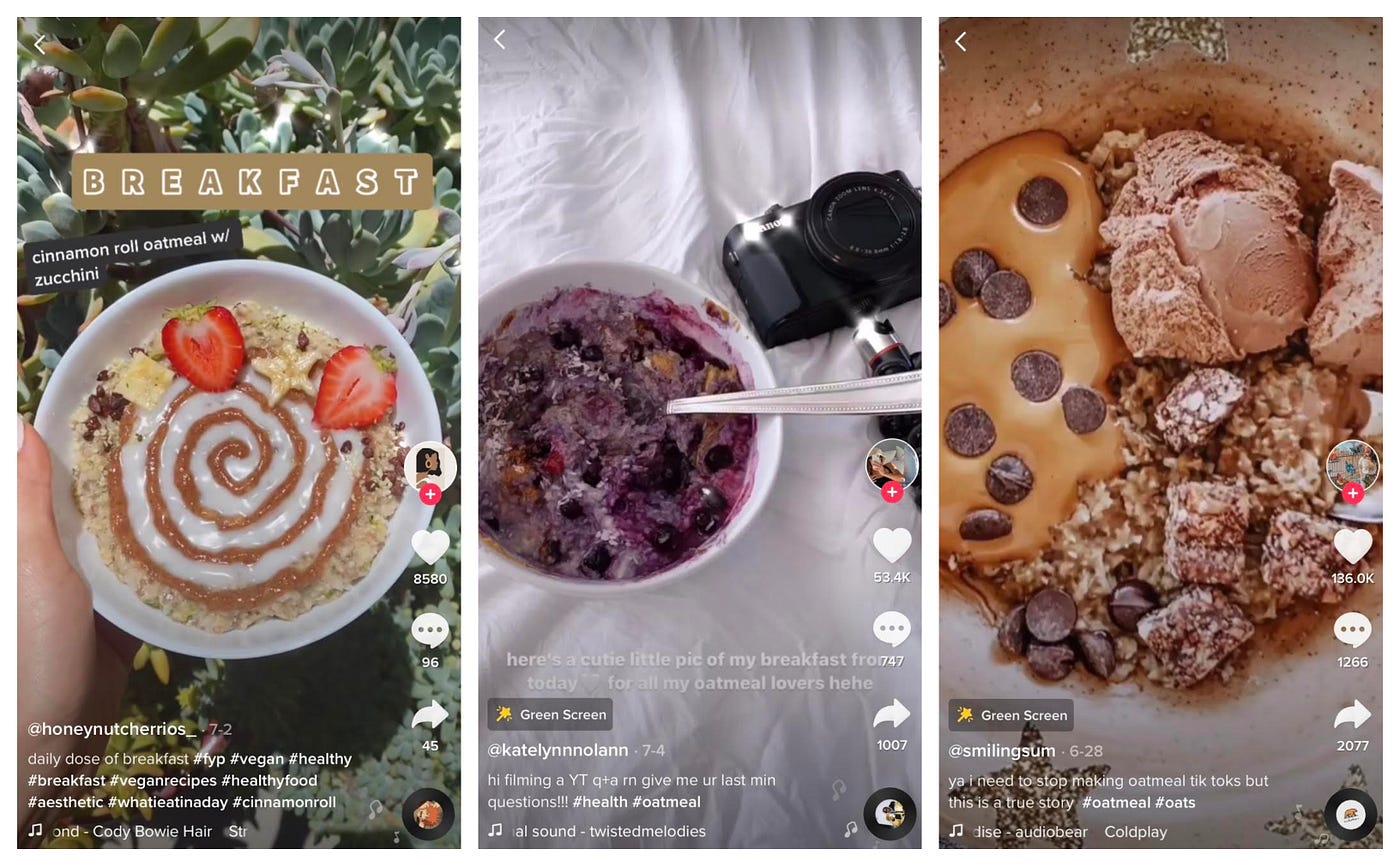 Hyperpop is a genre of music that combines both edm and traditional pop. Oatmeal Tiktok Is The Best Corner Of The Internet By Kristin Merrilees Medium