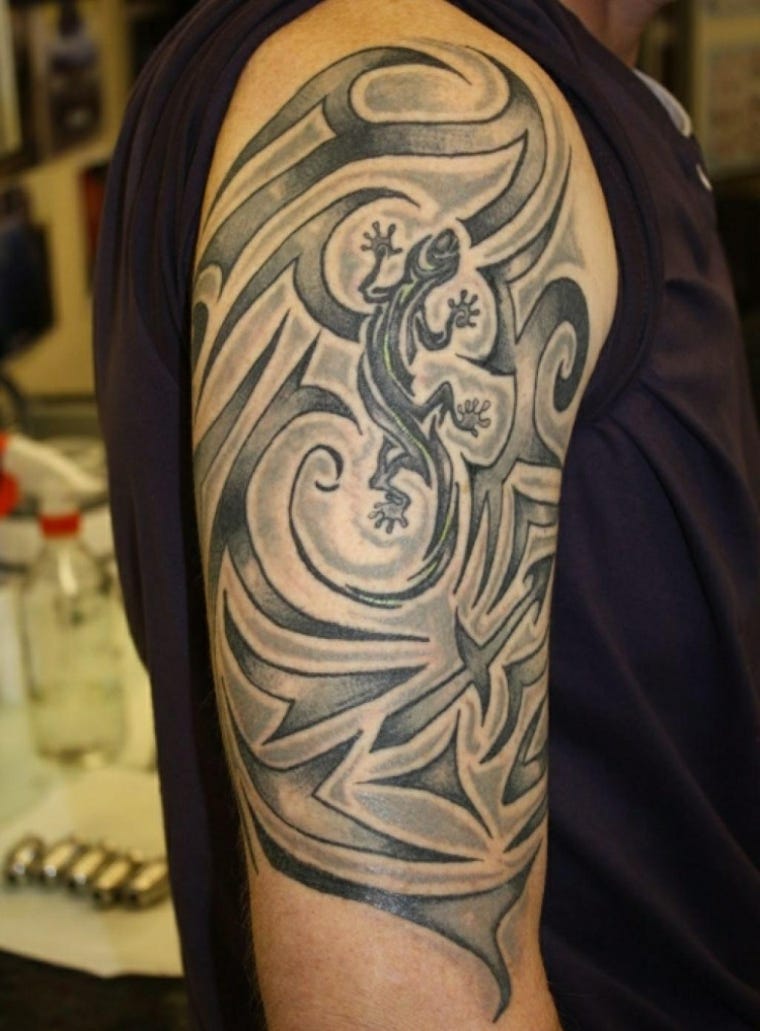 Tatuagens Tribais Masculinas E Desenhos De Ombro By Tatuagens Hd Medium