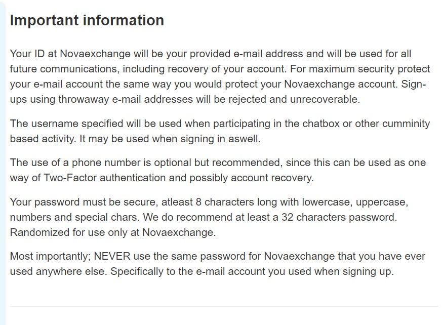 Nova Exchange Tutorial Guide Kkjeli Medium