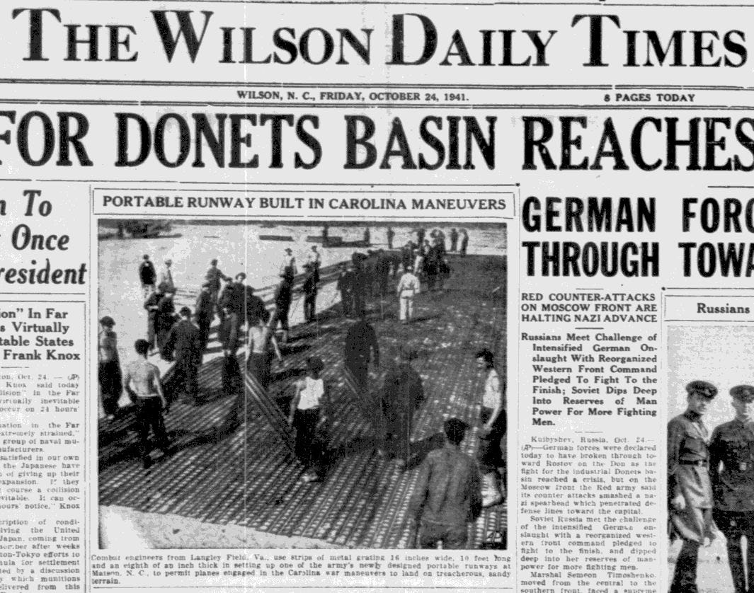 Marston Matting Nc Town Lends Name To Wwii Innovation