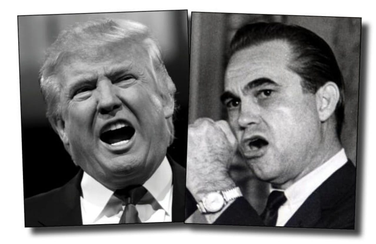 George Wallace . Trump Is George Wallace But George Wallace Was Less Evil By Sam Mckenzie Jr Medium