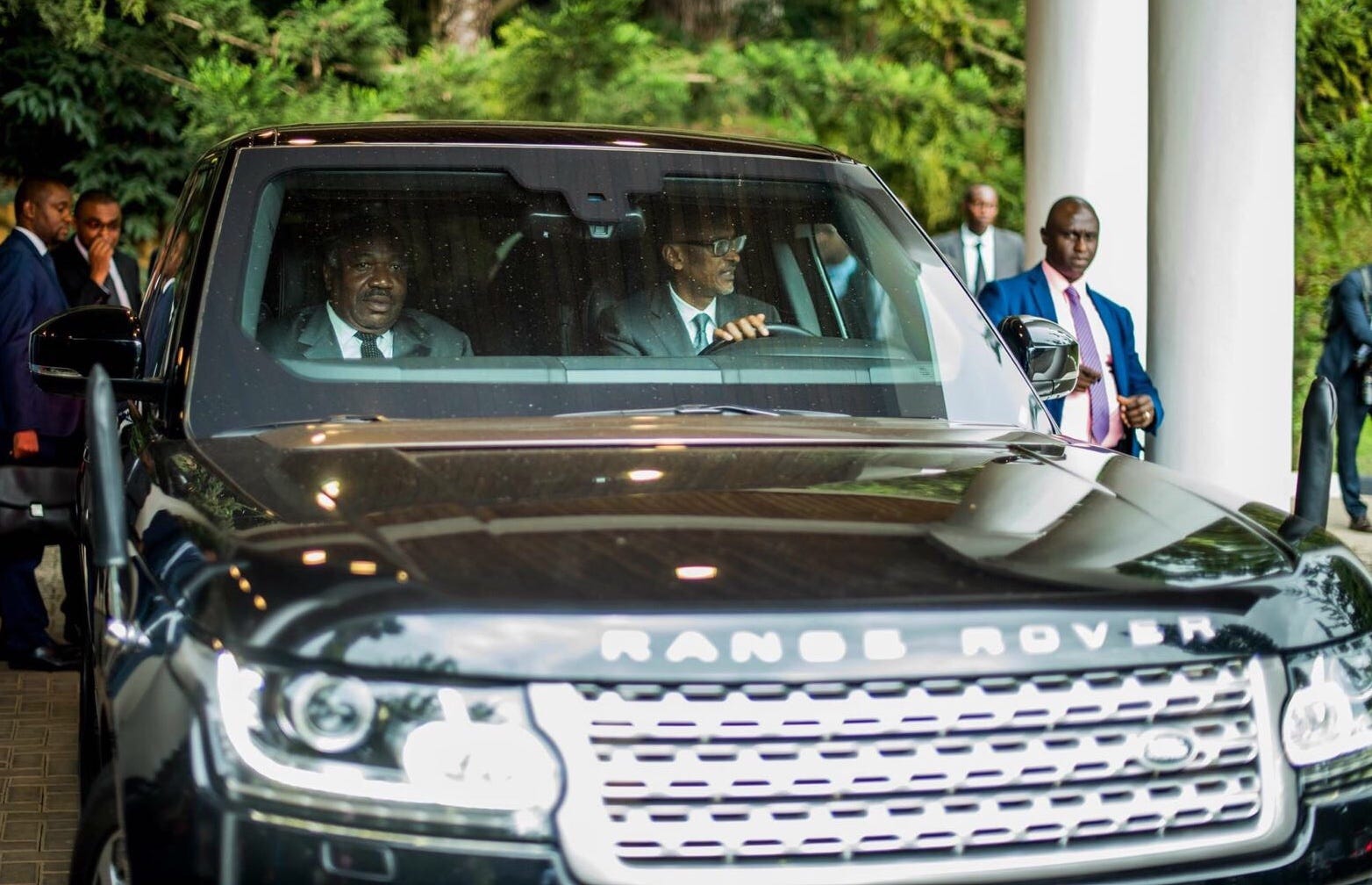 Kagame Drives A Range Rover Sentinel This Vehicle Designed
