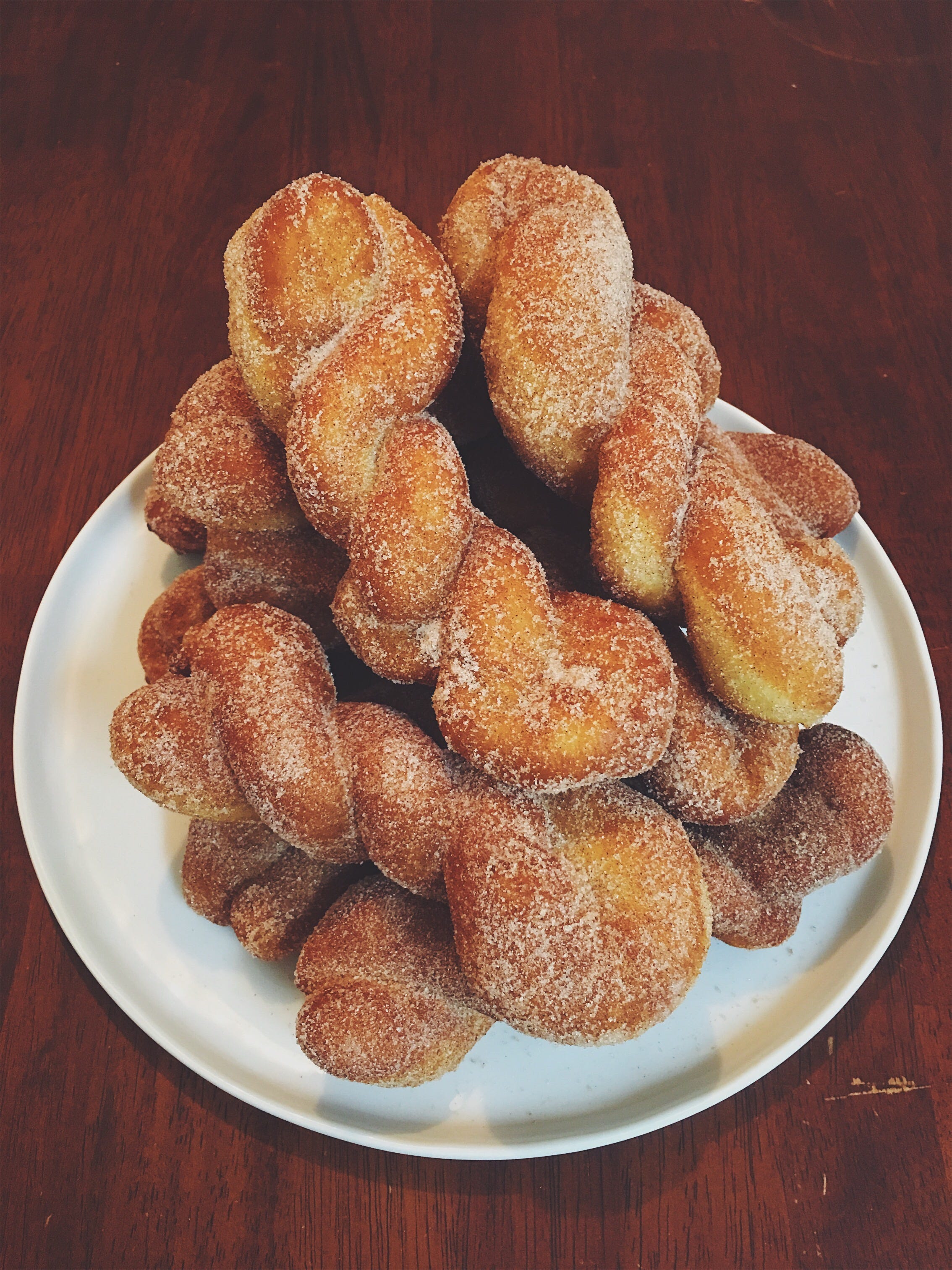 photo Donuts Twist cinnamon sugar twist doughnuts michael toa