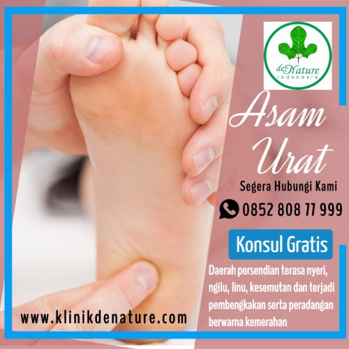 Cara Menyembuhkan Asam Urat Di Kaki Klinik Denature Medium