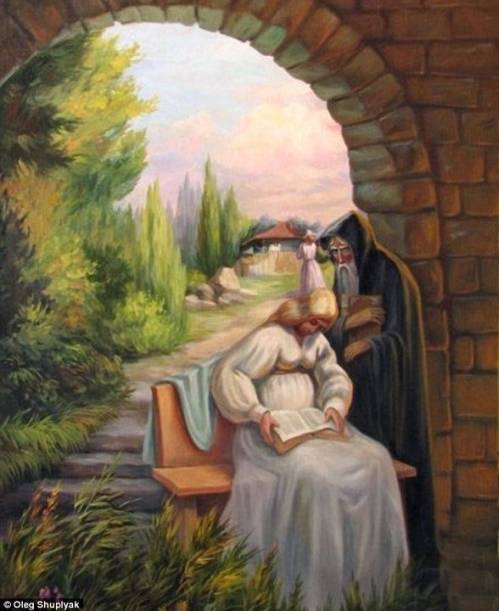 Charles Darwin by Oleg Shuplyak. This painting depicts a scene in which… |  by Hailey Hoffman | Medium