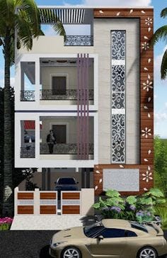 Clean lines, minimal fuss and open floor plans are hallmarks of modern home design. Best Indian House Front Side Elevation By Bharat Kishore Home Front Design Indian House Front Side Elevation House Front Design Medium