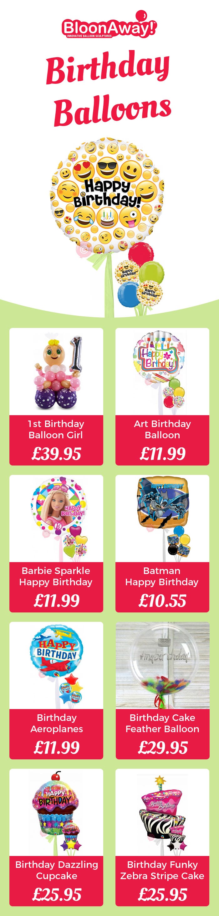 Read our helium balloons page www.cardshack.co.uk. Get Next Day Delivery For Helium Inflated Birthday Balloons In The Uk By Bloonaway Medium