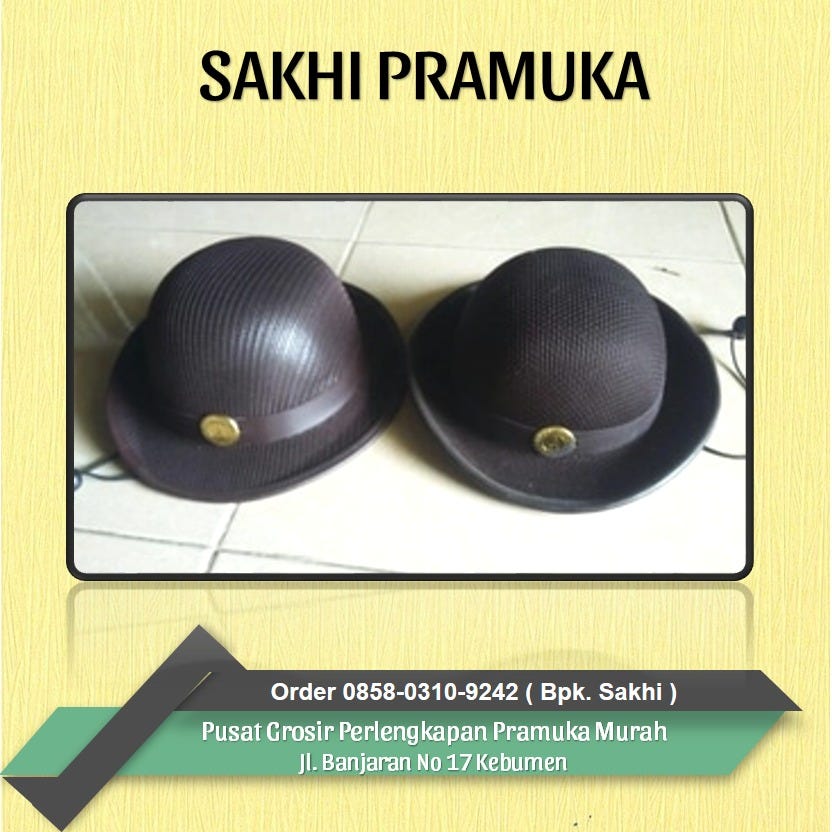 Topi Boni Pramuka Sma, Topi Boni Pramuka Putri Smk | 0858–0310–9242 Wa | by  Jual boni Baret | Medium