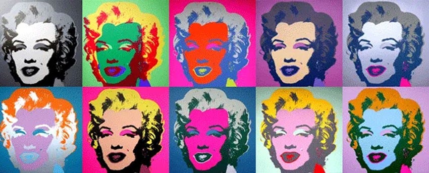 It comprises ten silkscreen prints depicting the infamous actress in warhol's signature pop art style. ðŸ'¥35+ Most Famous Pop Art Artists & Their Best Works | Medium