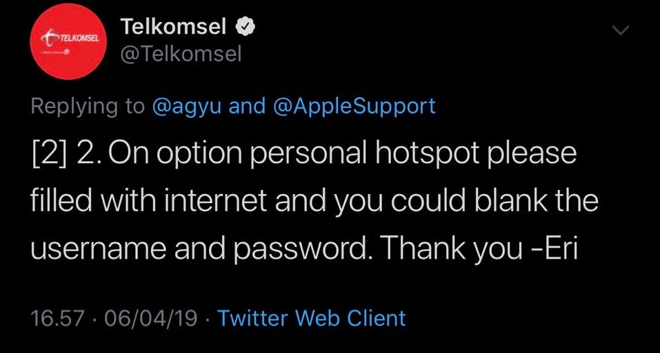 Cara mengatasi personal hotspot yang mengalami contact carrier di iphone dikarenakan pada mobile data network belum terkonfigurasi secara . How To Activate Iphone Personal Hotspot On Telkomsel By Alfi Rahadian Medium