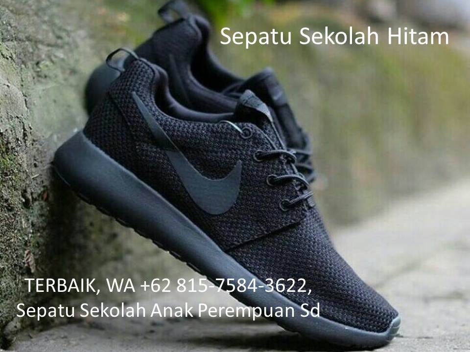 Gambar Sepatu Sekolah Keren Warna Hitam