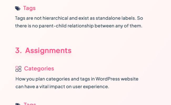 Mastering Categories And Tags In WordPress: The Ultimate Guide - WPWeb ...