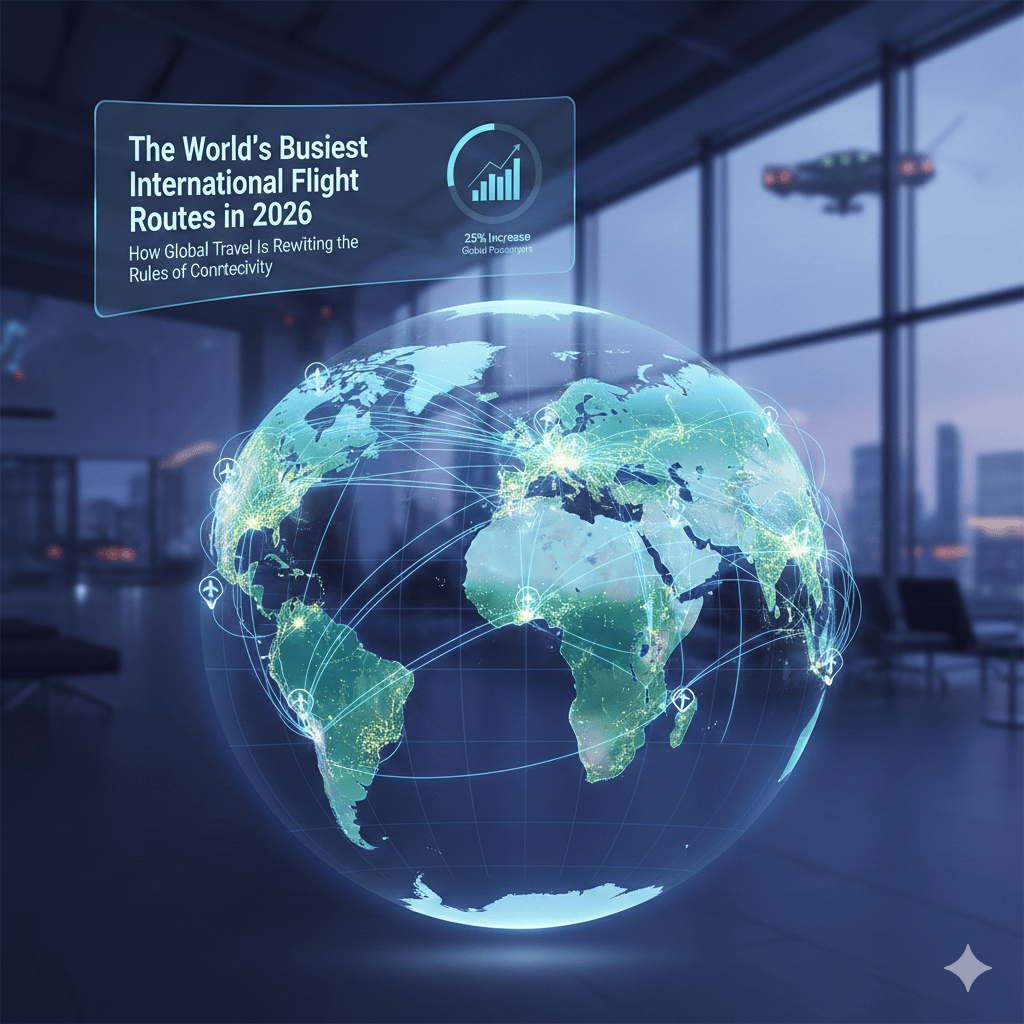 The World S Busiest Flight Routes In 2026 How Global 