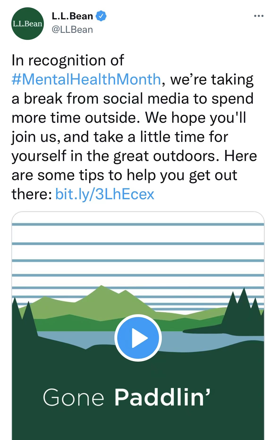 Doing the opposite — l.l.bean. as a marketer, trying our best to grab