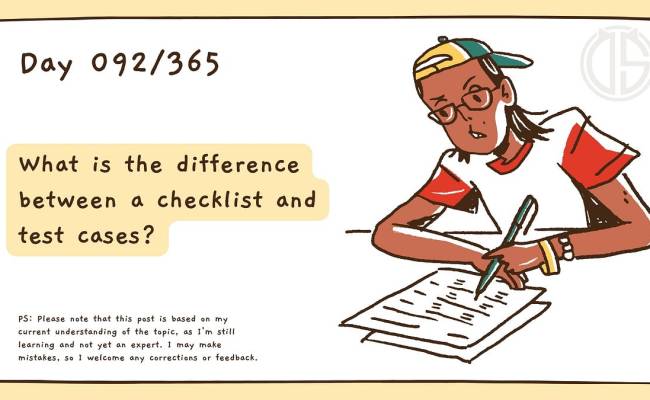 What Is The Difference Between A Checklist And Test Cases? | By Darshit ...