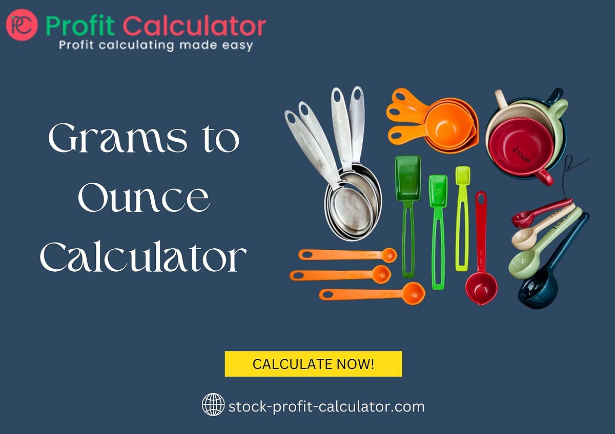 Effortless conversion: grams to ounce calculator and how to use it!