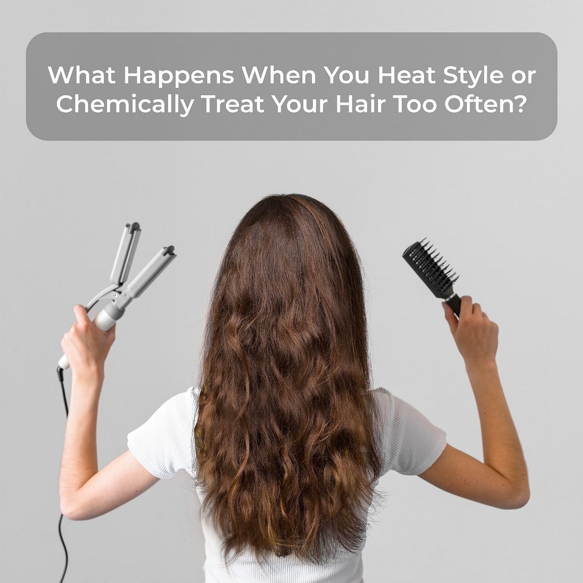 What happens when you heat style or chemically treat your hair too