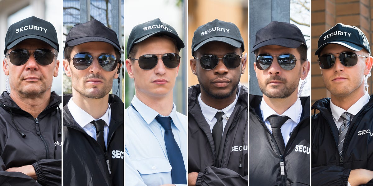 What is the difference between a bodyguard and a security guard?