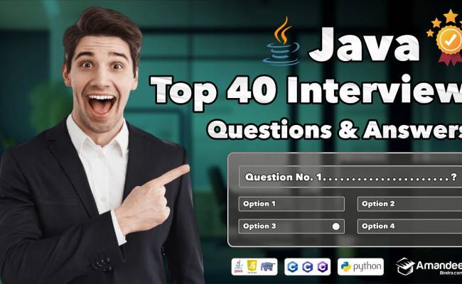 Top 40 Java Interview Questions & Answers | Java MCQ 🚀 | Crack ...