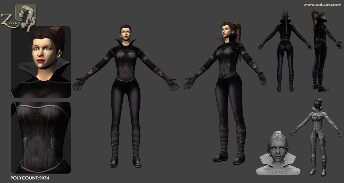 Differences between high poly vs low poly 3d models