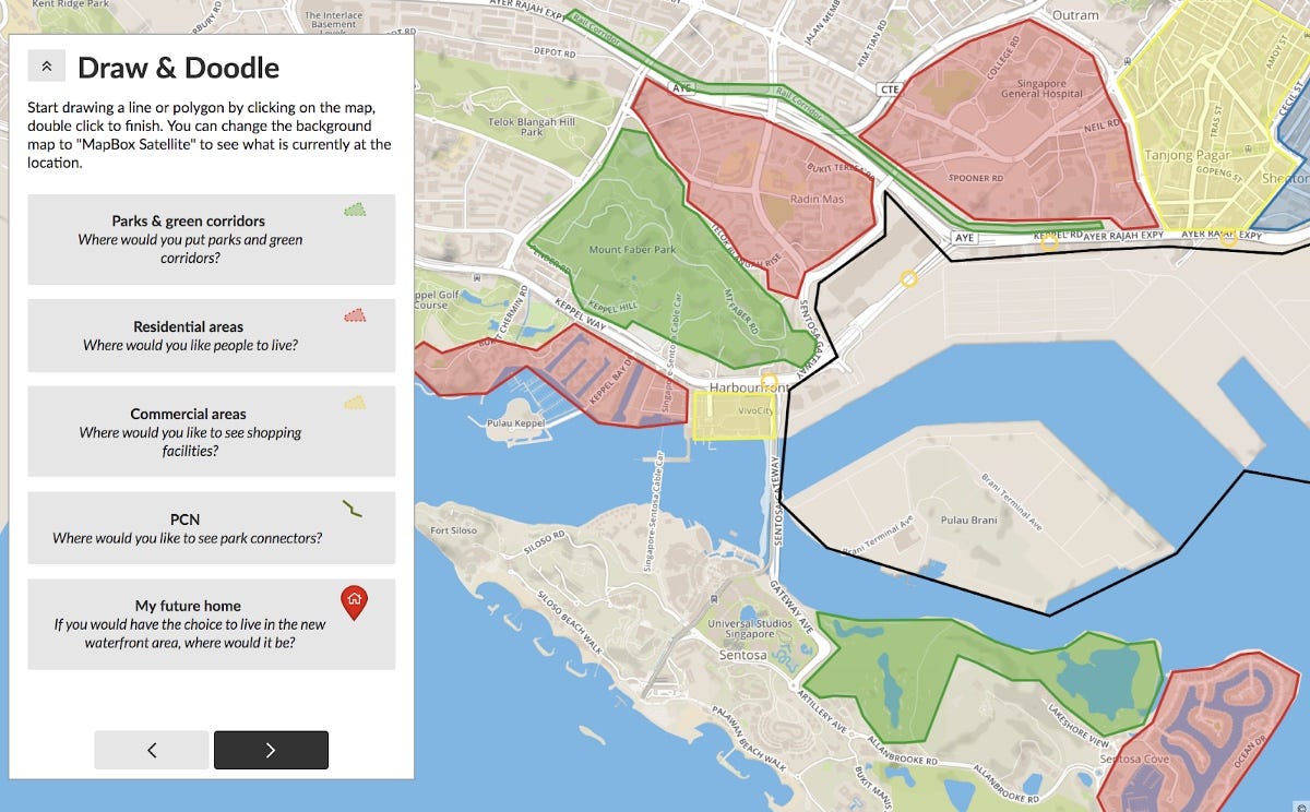 Building maps-first participatory urban planning