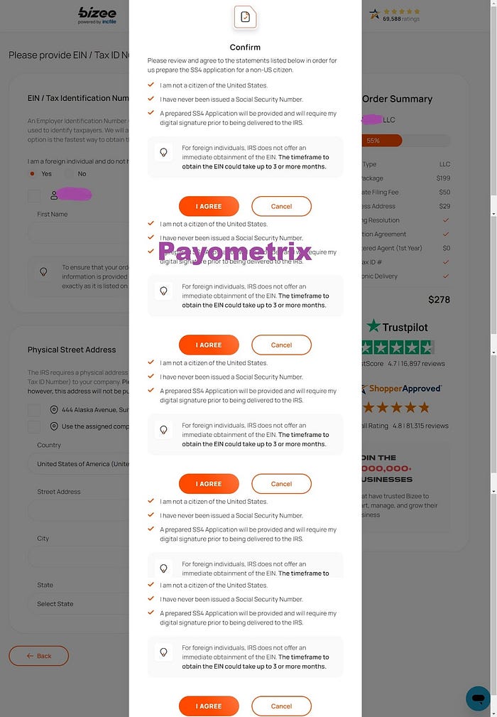 How to create a stripe account in bosnia-herzegovina 2024 — no ssn