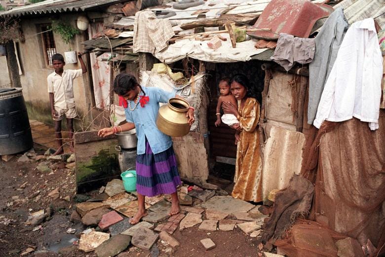 Enshrouded life of poverty. juliet taing