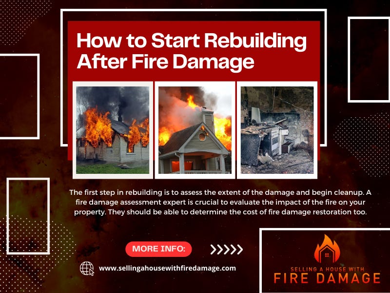 How to start rebuilding after fire damage