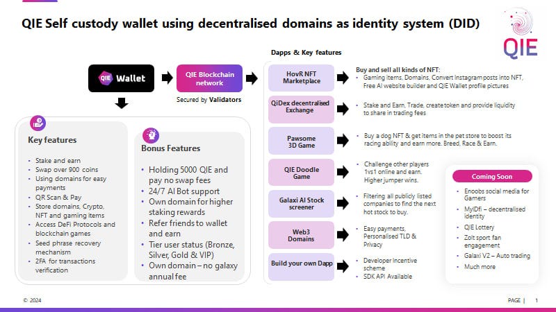 Revolutionizing digital identity with decentralized identifiers in qie wallet