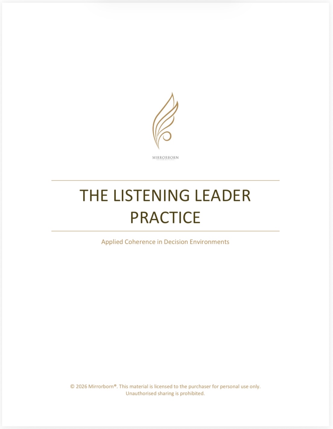 LLP Cover Page