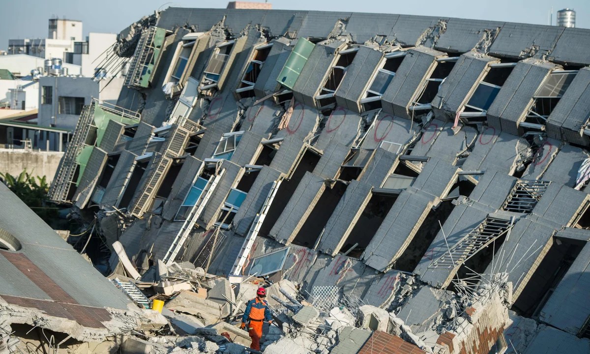 انهيار فندق شينشين في تايوان Shinshin Hotel -1999