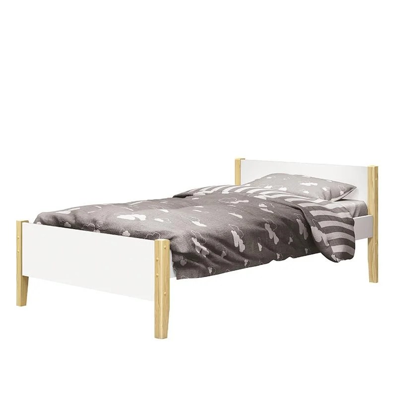 CAMA.11204/20204 SOLTEIRO SIMBA BRANCO FOSCO/ ROSA FOSCO