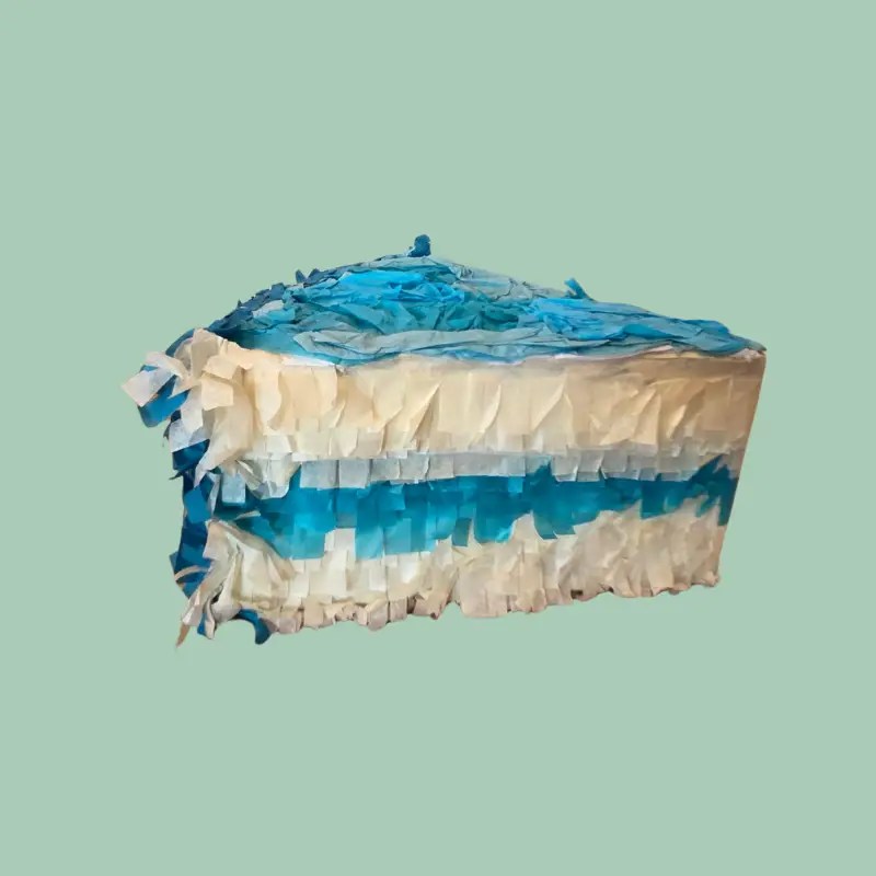 DIY Birthday Cake Piñata Kit – Upcycled Craft for Foodie Parties