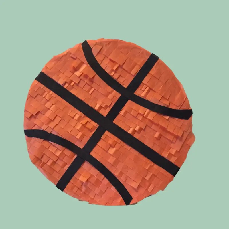 DIY Basketball Piñata Kit – Game Day Maker Activity for Hoop Fans & Athletes