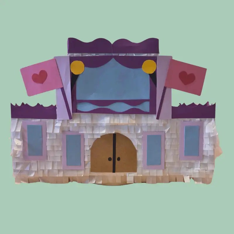 DIY Fairy Tale Castle Piñata Kit – Upcycled Fantasy Craft for Whimsical Play