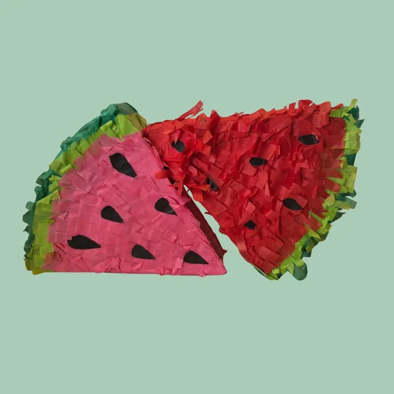 DIY Watermelon Piñata Kit – Upcycled Summer Craft Set for Kids & Parties