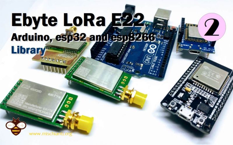 Ebyte Lora E32 Device For Arduino Esp32 Or Esp8266 Library 2 Renzo Mischianti - Gradient Illustration Collection - Full HD Quality