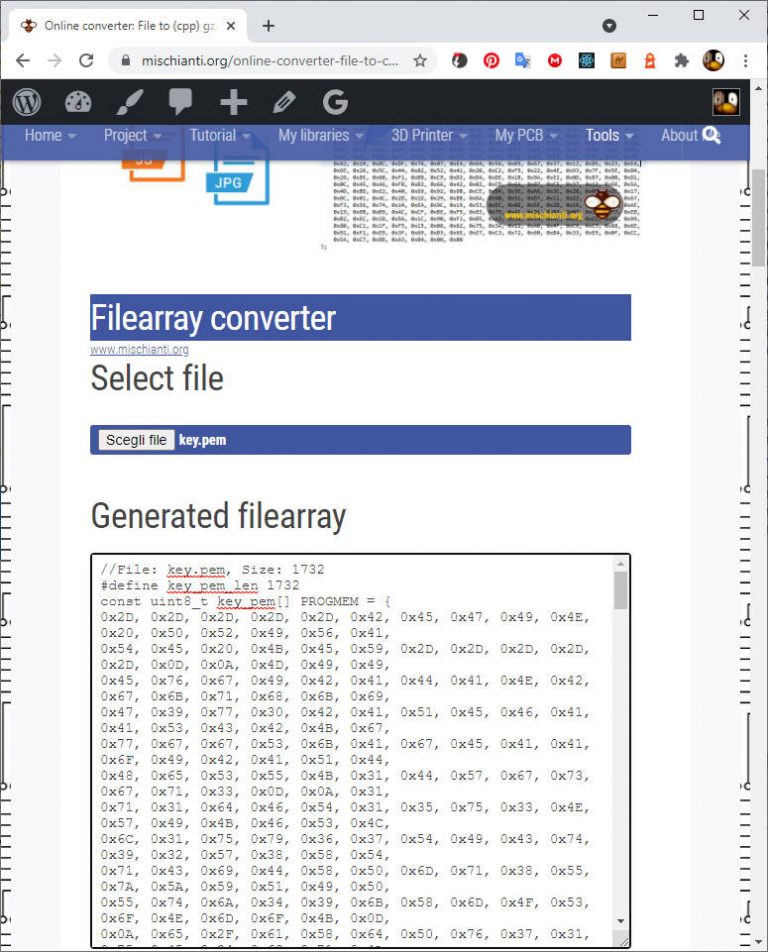 Esp8266 Ota Update With Web Browser Sign The Firmware And Https Ssl Tls 2 Renzo Mischianti - Premium Nature Picture Gallery - Retina
