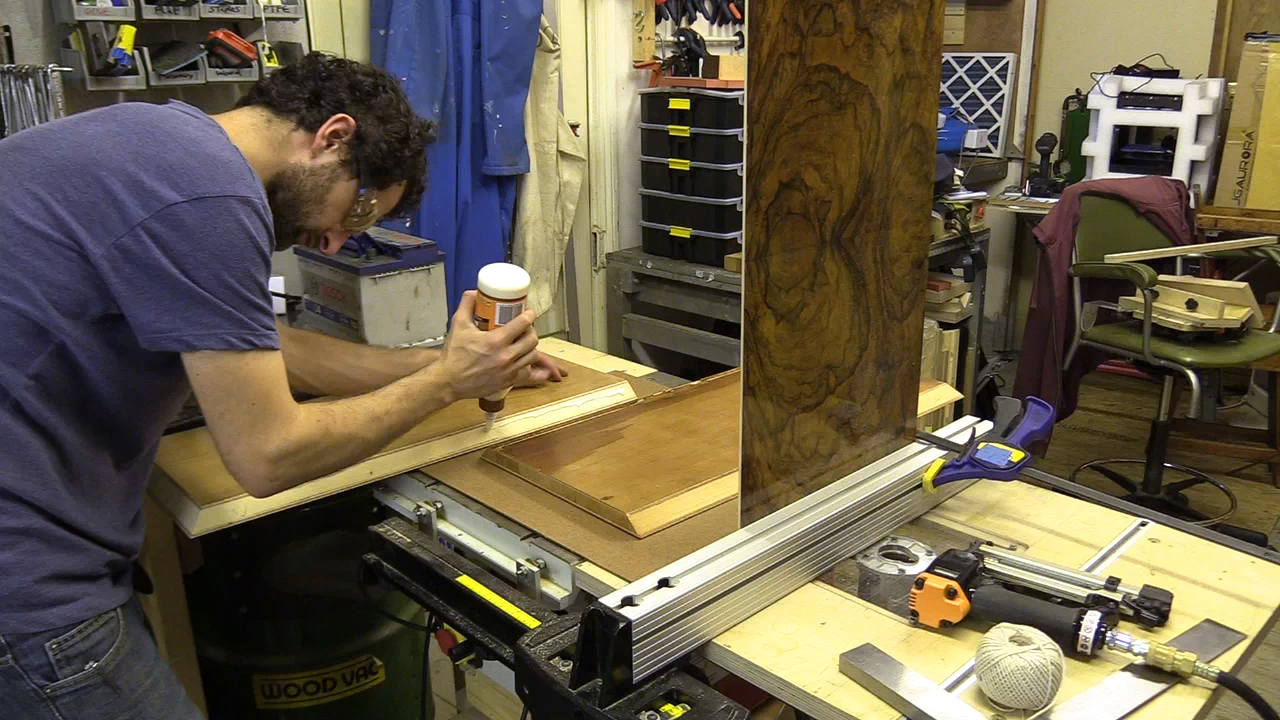 Mitred Plinth From Old Veneered Doors