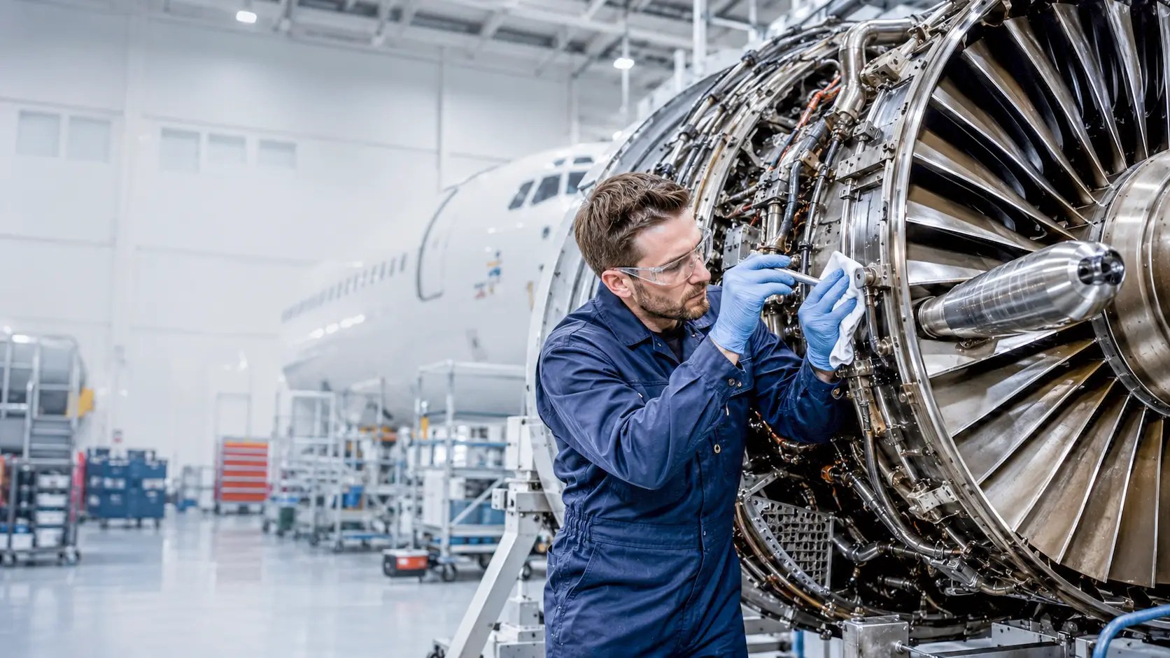 PULIZIA DI COMPONENTI AEROSPAZIALI PER AMBIENTI MRO E DI PRODUZIONE