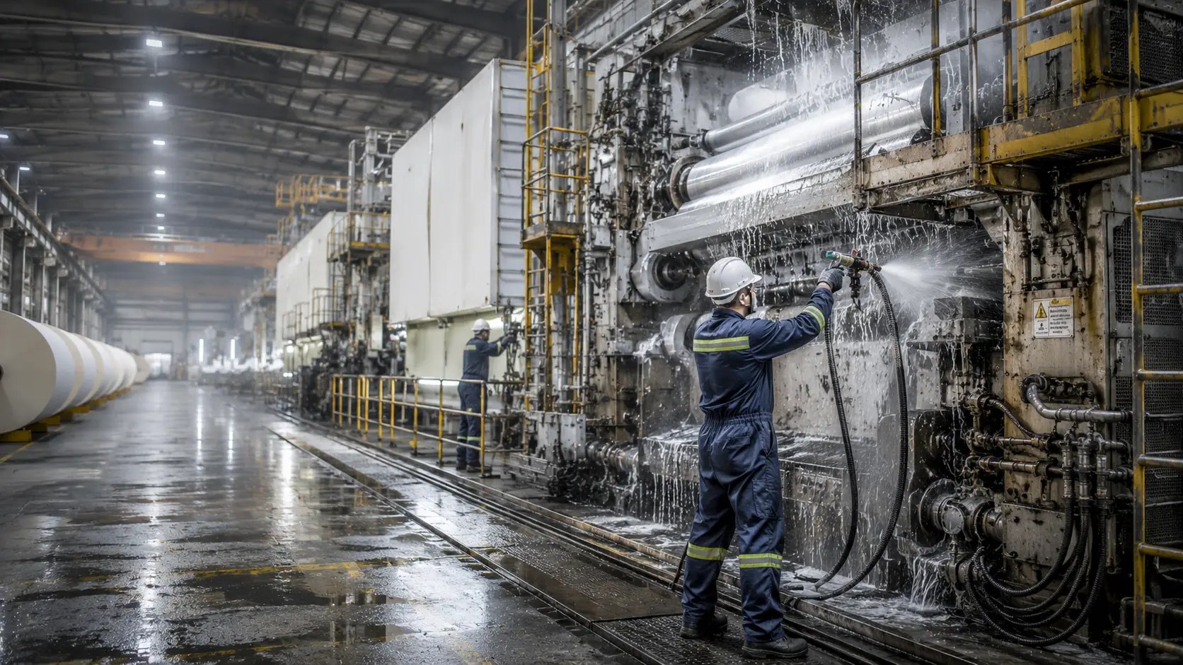 PAPER MILL CLEANING AND INDUSTRIAL WATER JETTING